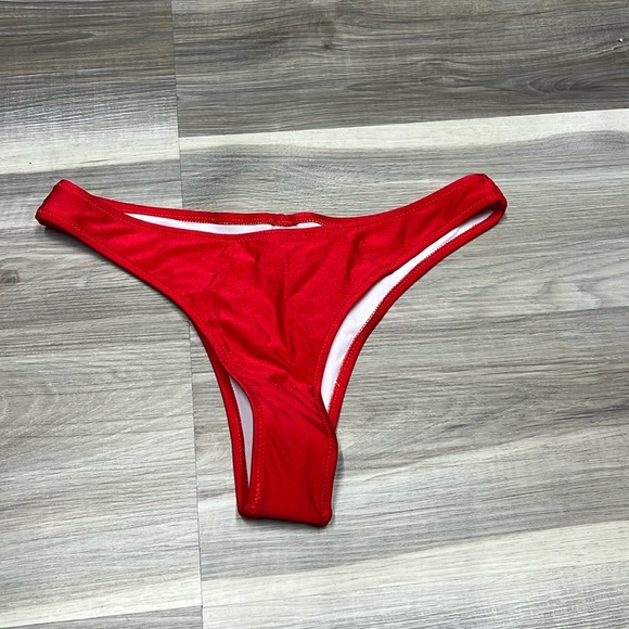Care Label Other - Care label red bikini bottoms red  size small